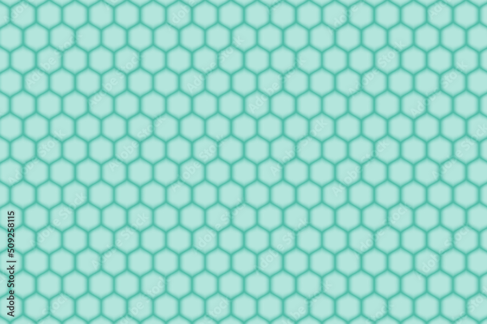 modern background with hexagons, seamless pattern in blue