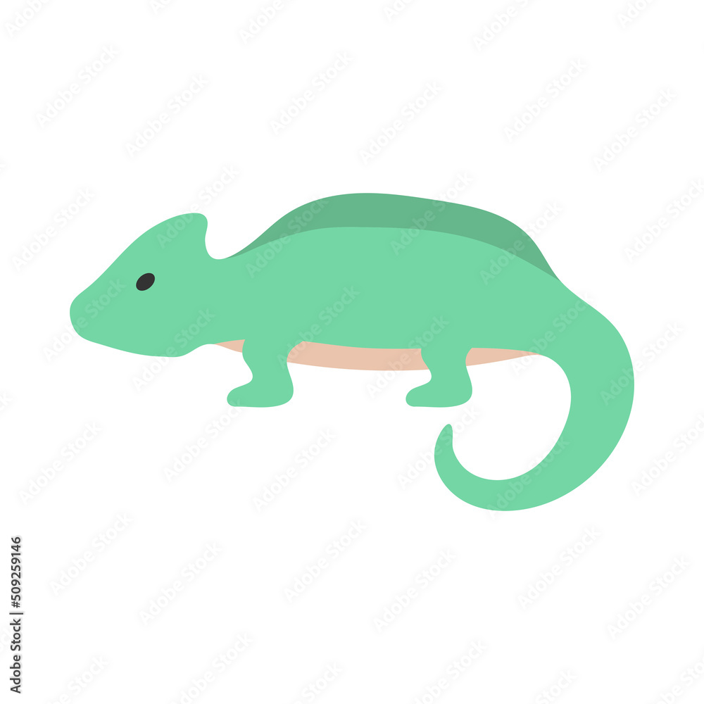 Obraz premium chameleon icon design template vector illustration