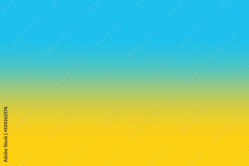 Blue-yellow gradient. Flag of Ukraine concept.