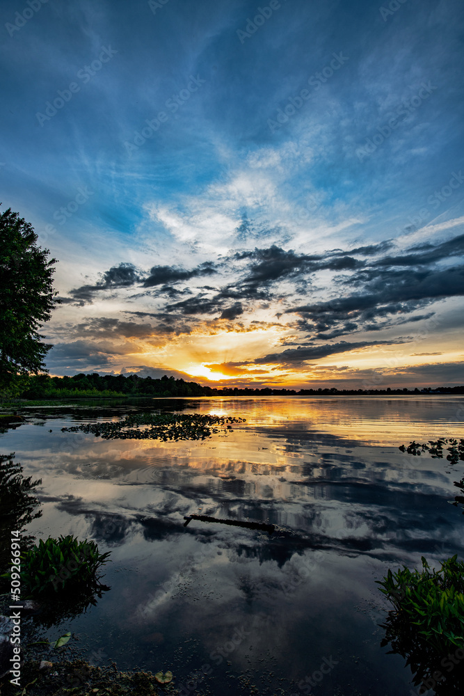Twilight at the Lake