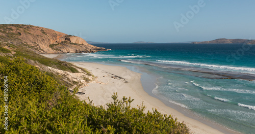 Beautiful white sand bay in Esperance - West beach, Esperance WA, Australia