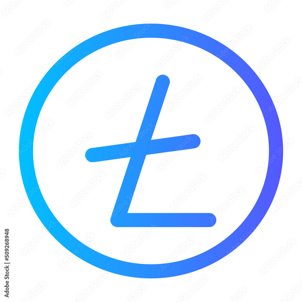 Obraz premium Flat Gradien gradient icon