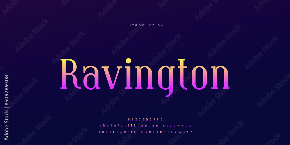 Royal, an elegant alphabet font and number. Premium uppercase fashion Design typography. vector illustration Royal, an elegant alphabet font and number. Premium uppercase fashion Design typography. vector illustration
