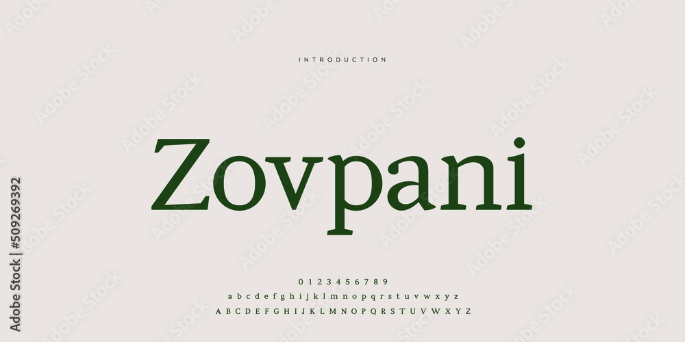 Royal, an elegant alphabet font and number. Premium uppercase fashion Design typography. vector illustration