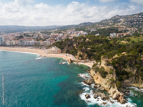 Fototapeta Naklejka Na Ścianę i Meble -  Image of picturesque seascape of Costa Brava in the Spain.