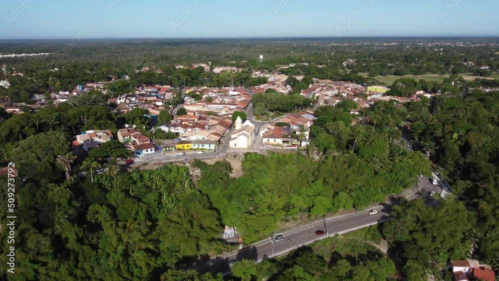 Historic village-style tourist town, Arraial D'Ajuda, Bahia, Brazil Historic village-style tourist town, Arraial D'Ajuda, Bahia, Brazil