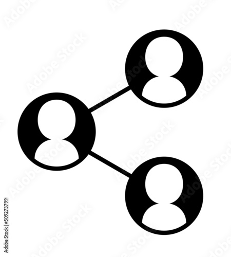 人物の共有チャートイメージ