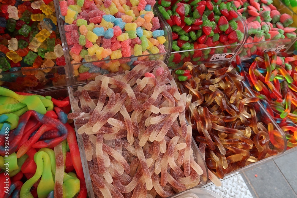 Candy store in Jerusalem, Israel