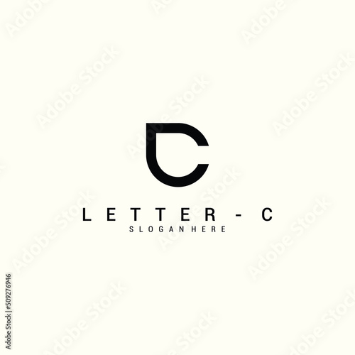 Initial logo c round premium vector premium vector Premium Vector
