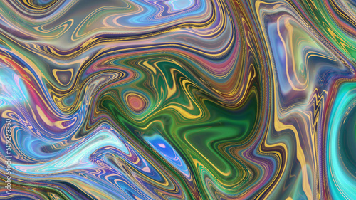 Abstract fantasy textured multicolored background.