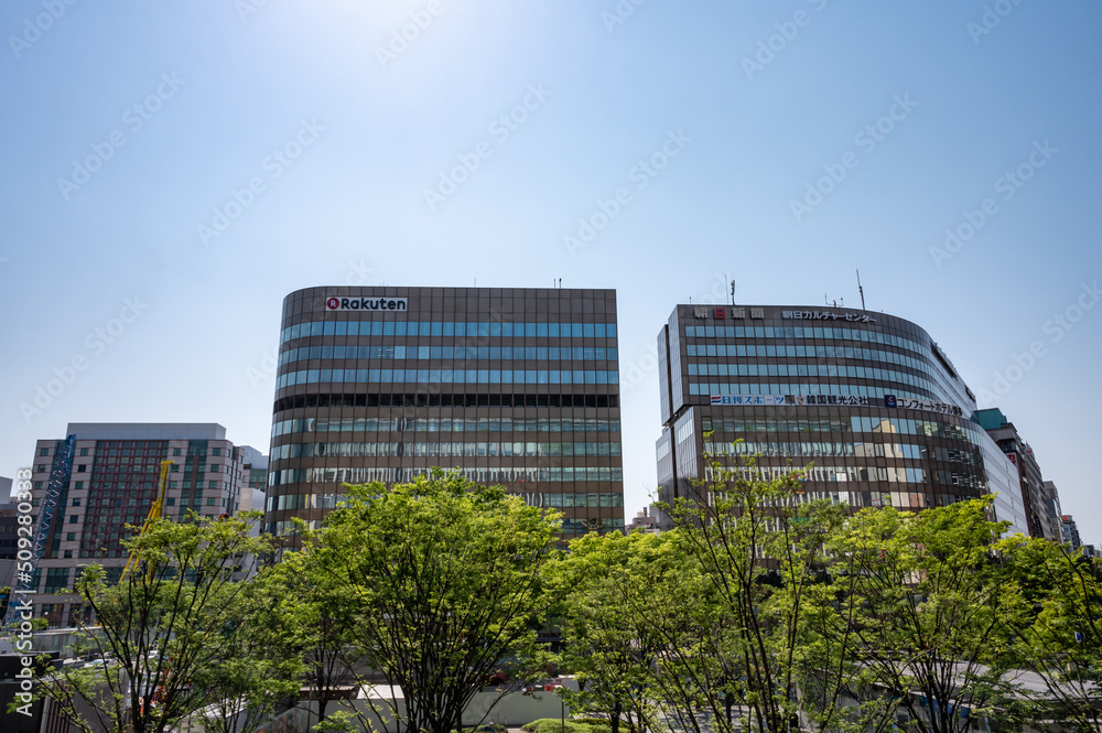 福岡市博多駅周辺の都市景観