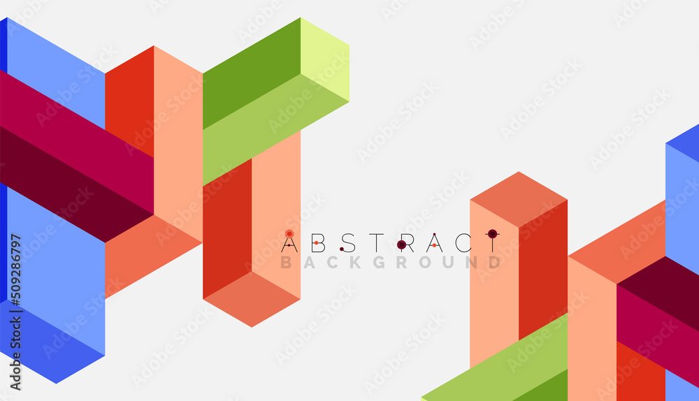 Abstract background. 3d cubes, cubic elements and blocks. Techno or business concept for wallpaper, banner, background, landing page Abstract background. 3d cubes, cubic elements and blocks. Techno or business concept for wallpaper, banner, background, landing page