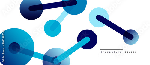 Network concept abstract background. Dots connection. Big data idea. Business template for wallpaper, banner, background or landing