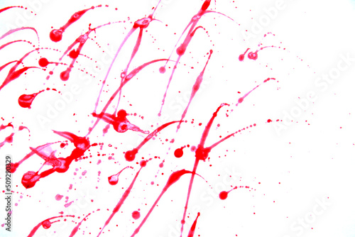 Wallpaper Mural details of red ink on paper Torontodigital.ca