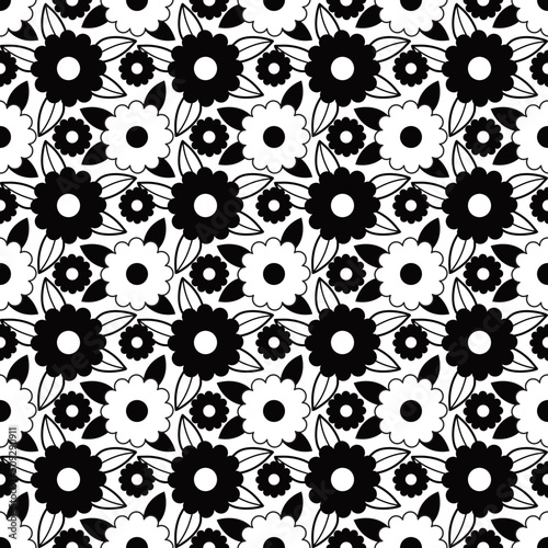 Cute little flower seamlass pattern.
