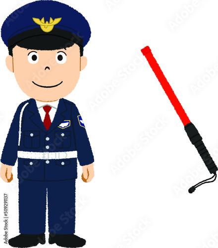 警備員のイラスト