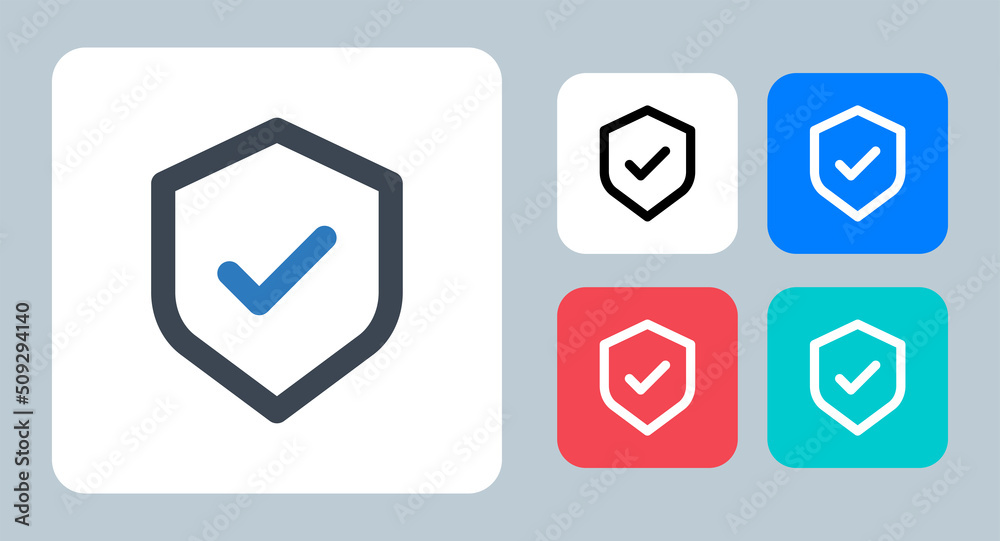 Protection icon - vector illustration . Protection, Secure, Shield, Security, Protect, Guard, Trust, Verification, line, outline, flat, icons . Protection icon - vector illustration . Protection, Secure, Shield, Security, Protect, Guard, Trust, Verification, line, outline, flat, icons .