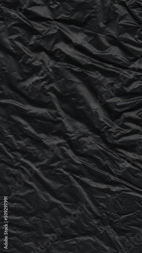 Black Crumpled Background