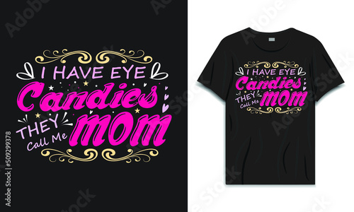 Awesome mother and children t-shirt.