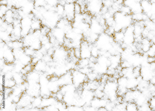 Gold abstract marble texture. Marble texture with gold elements. Gold-plated lines on a light background.