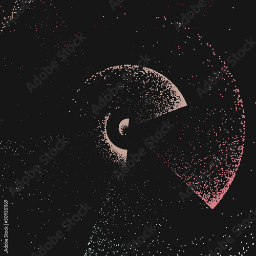 Noise gradient swirl algorithm implementation illustration