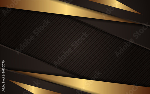 Luxury brown and golden gradient background