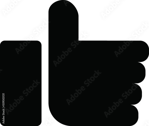 SNSのいいねアイコン風のベクターイラスト