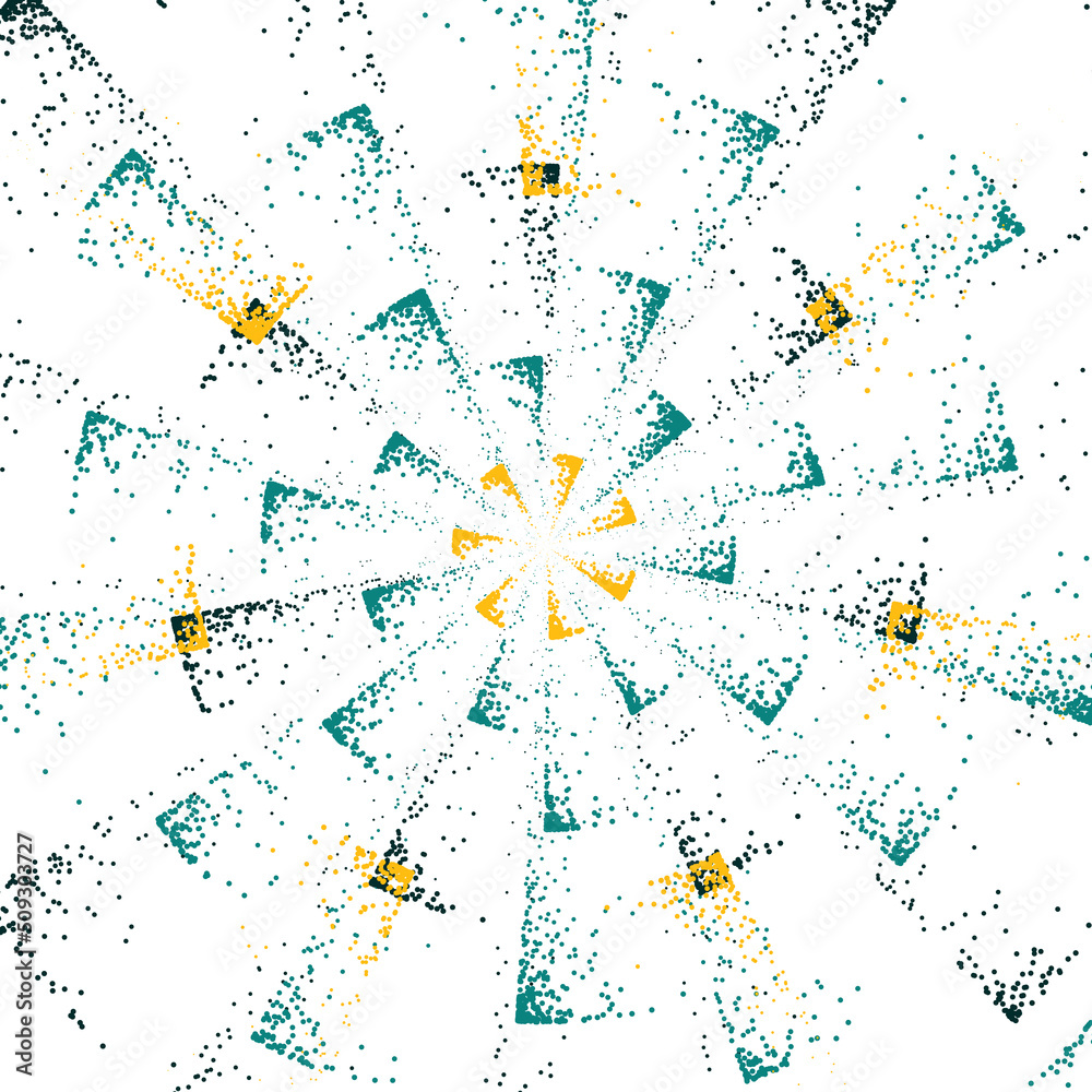Noise gradient swirl algorithm implementation illustration Noise gradient swirl algorithm implementation illustration