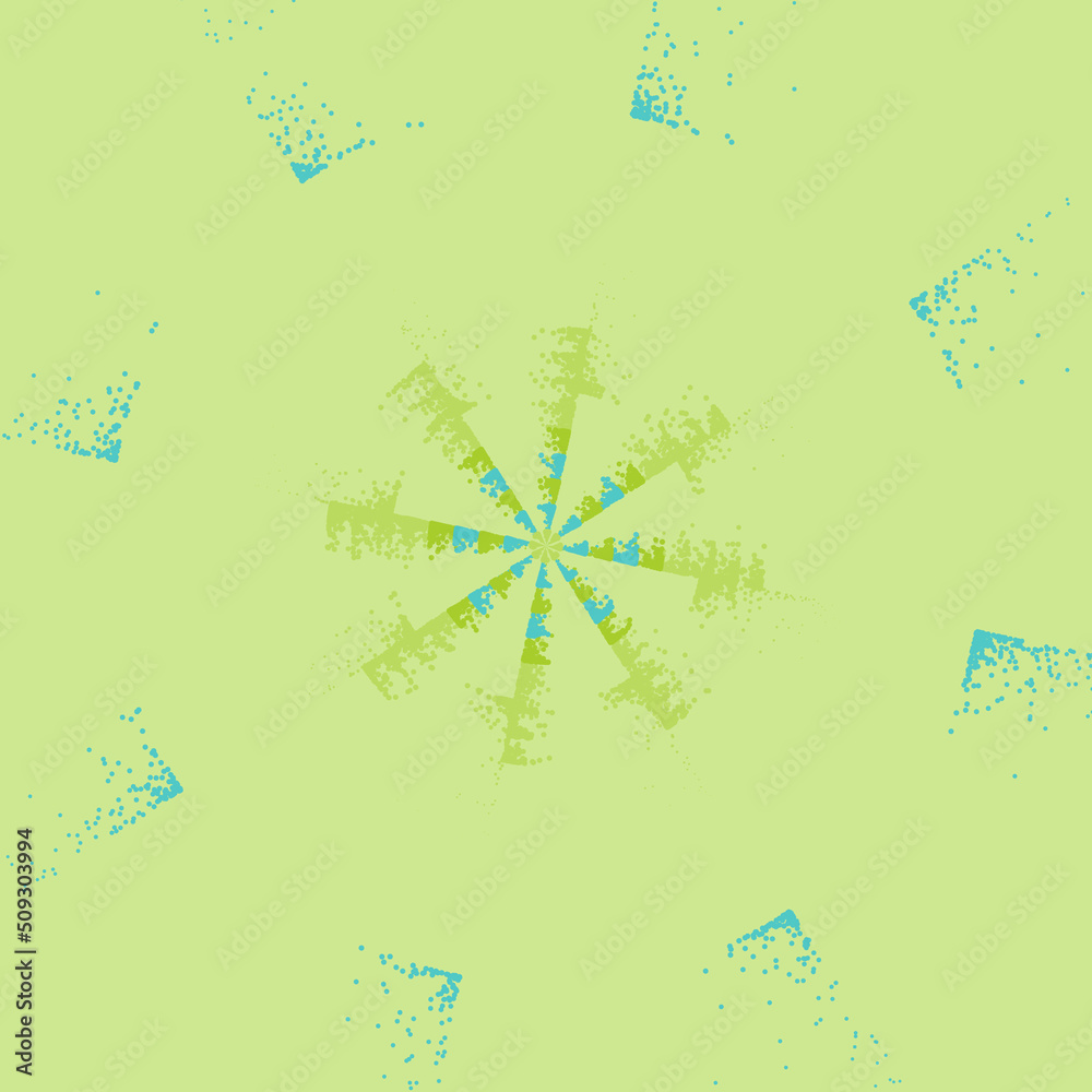 Fototapeta premium Noise gradient swirl algorithm implementation illustration