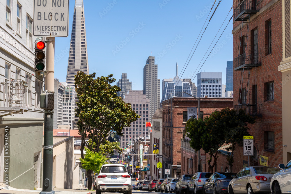 San Francisco, California - typical city architecture.