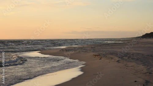 Wallpaper Mural Wavy day on the Baltic coast Torontodigital.ca