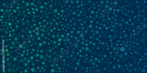 Various Colorful Randomly Placed, Sized and Oriented Squares Pattern - Texture, Background, Design Element in Editable Vector Format