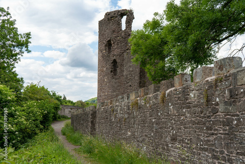 Abergavenny Castle Wall photo