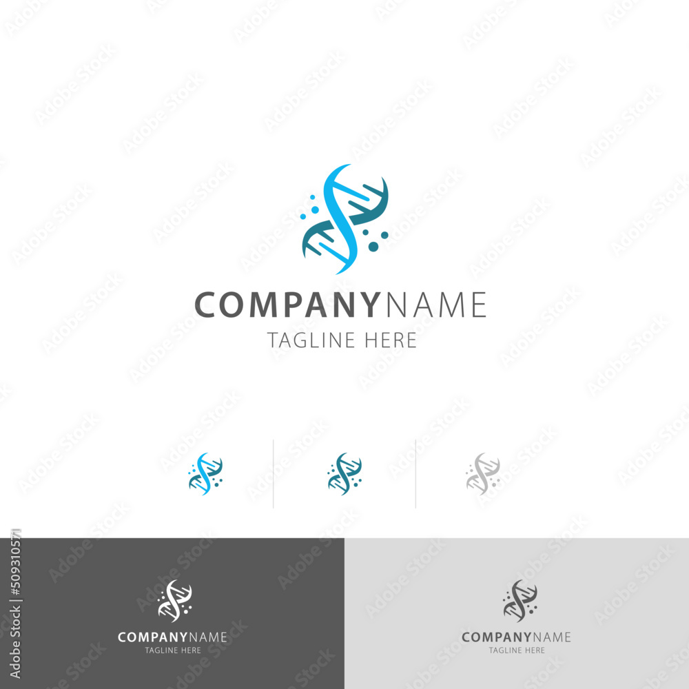 DNA medical logo premium DNA medical logo premium