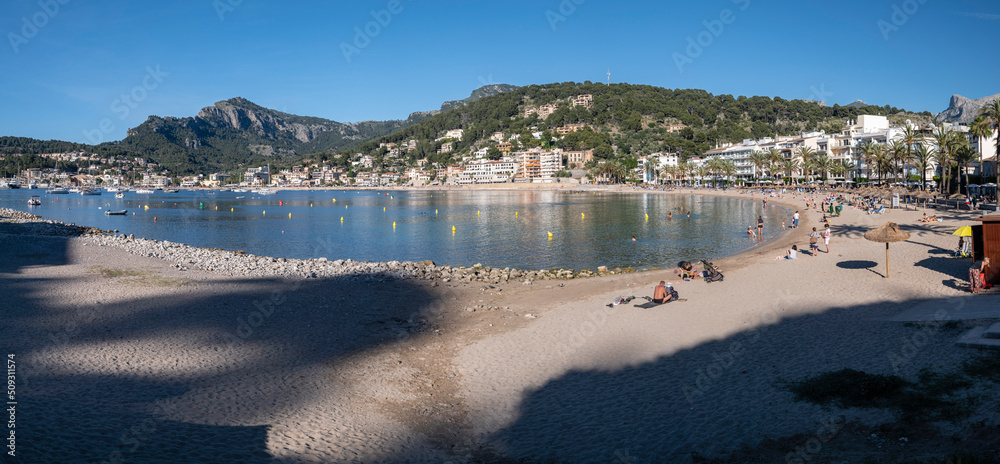 Repic beach, Soller valley, Mallorca, Balearic Islands, Spain