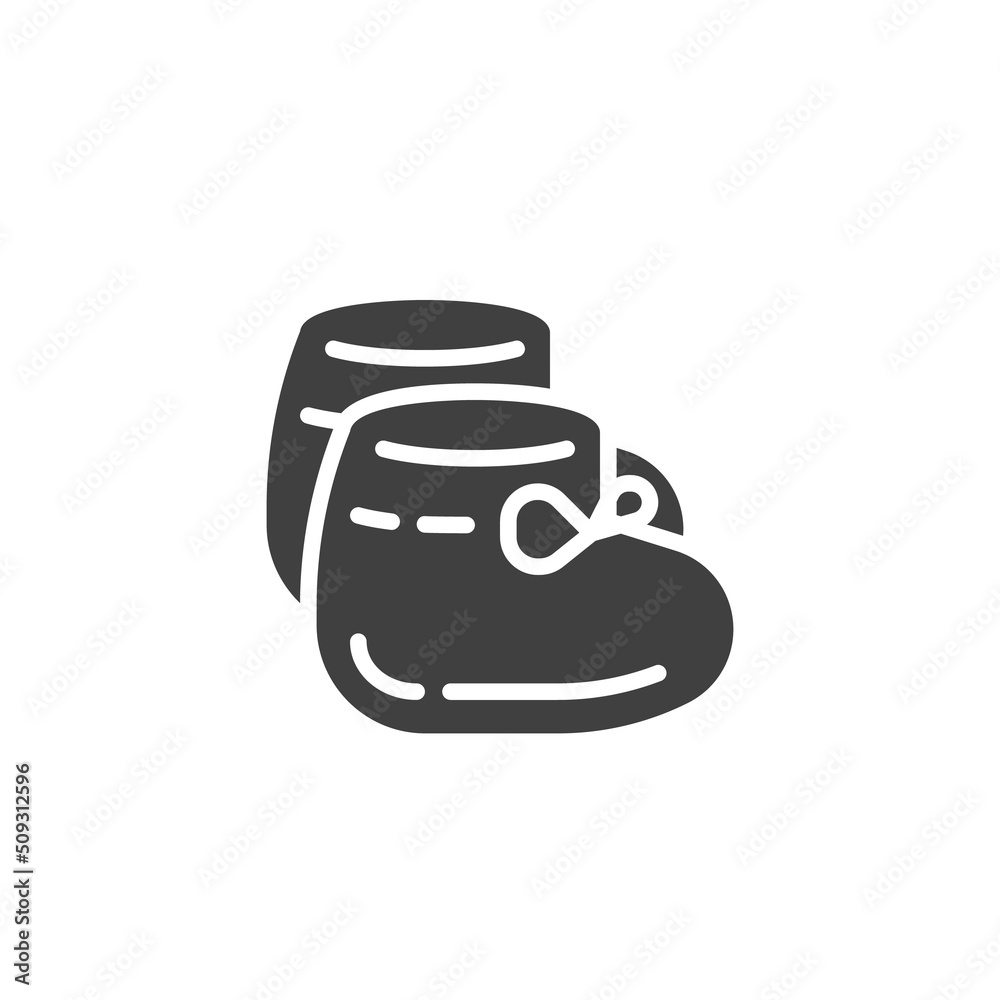 Baby socks vector icon Baby socks vector icon