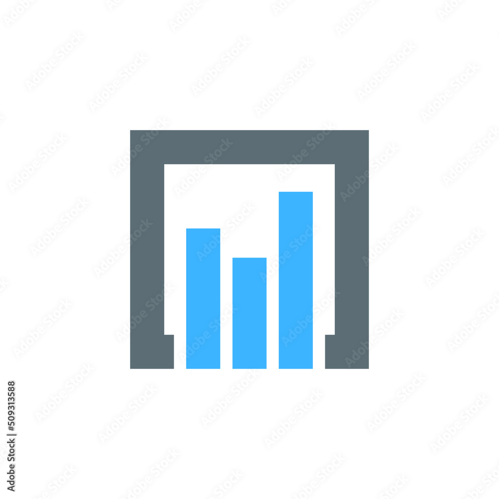 Graph vector can be used for logo, web and app icon, and others Graph vector can be used for logo, web and app icon, and others