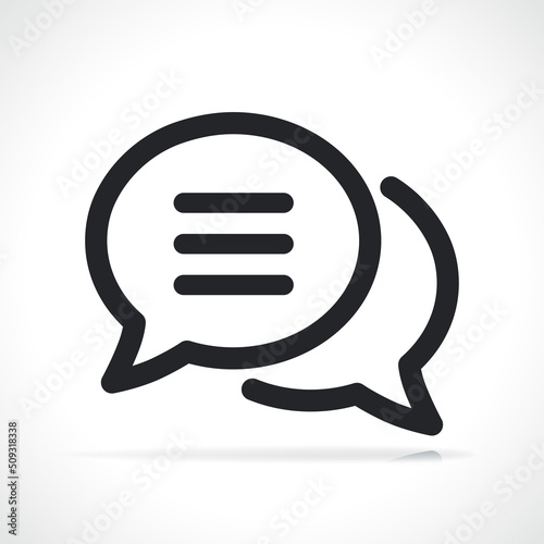 chat or speech bubble icon