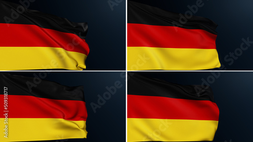 Free Download Germany flag. Berlin sign. European country. Collection of German official patriotic national symbol of Unity Day celebration. Realistic 3D illustration with cotton texture set of 4. - GFXLoad