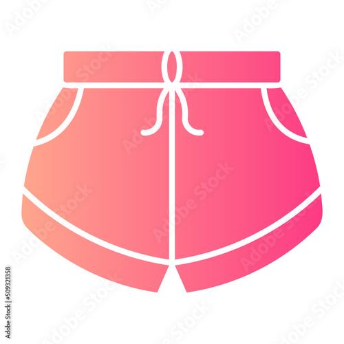 shorts gradient icon