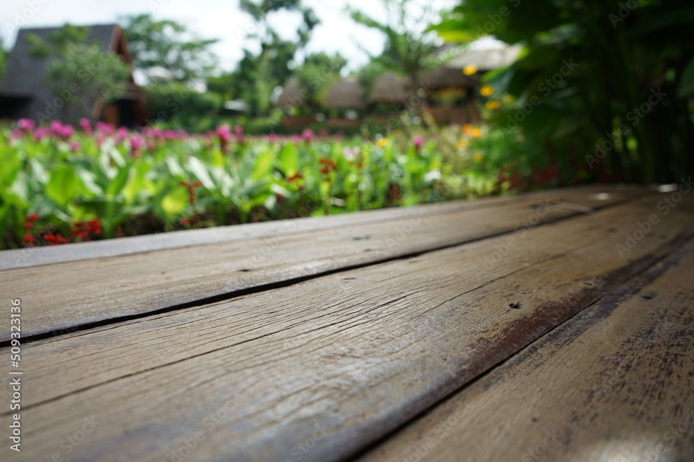 blurry image of wooden floor corridor in a tourist place blurry image of wooden floor corridor in a tourist place
