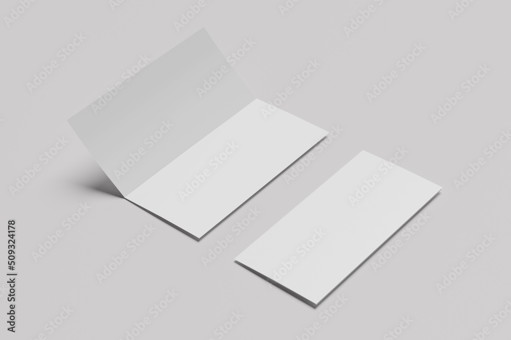 DL Bi Fold Blank Mockup DL Bi Fold Blank Mockup