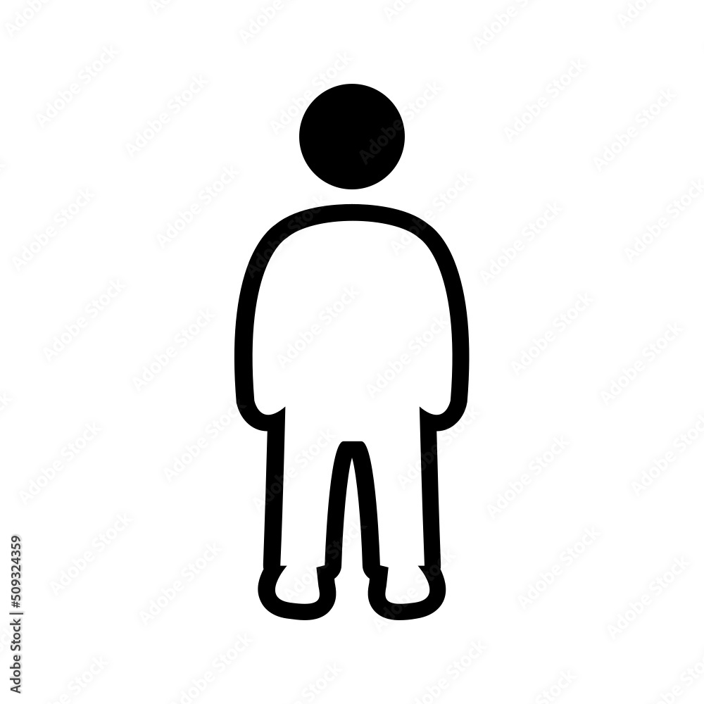 Black solid icon for Boy Icon Black solid icon for Boy Icon