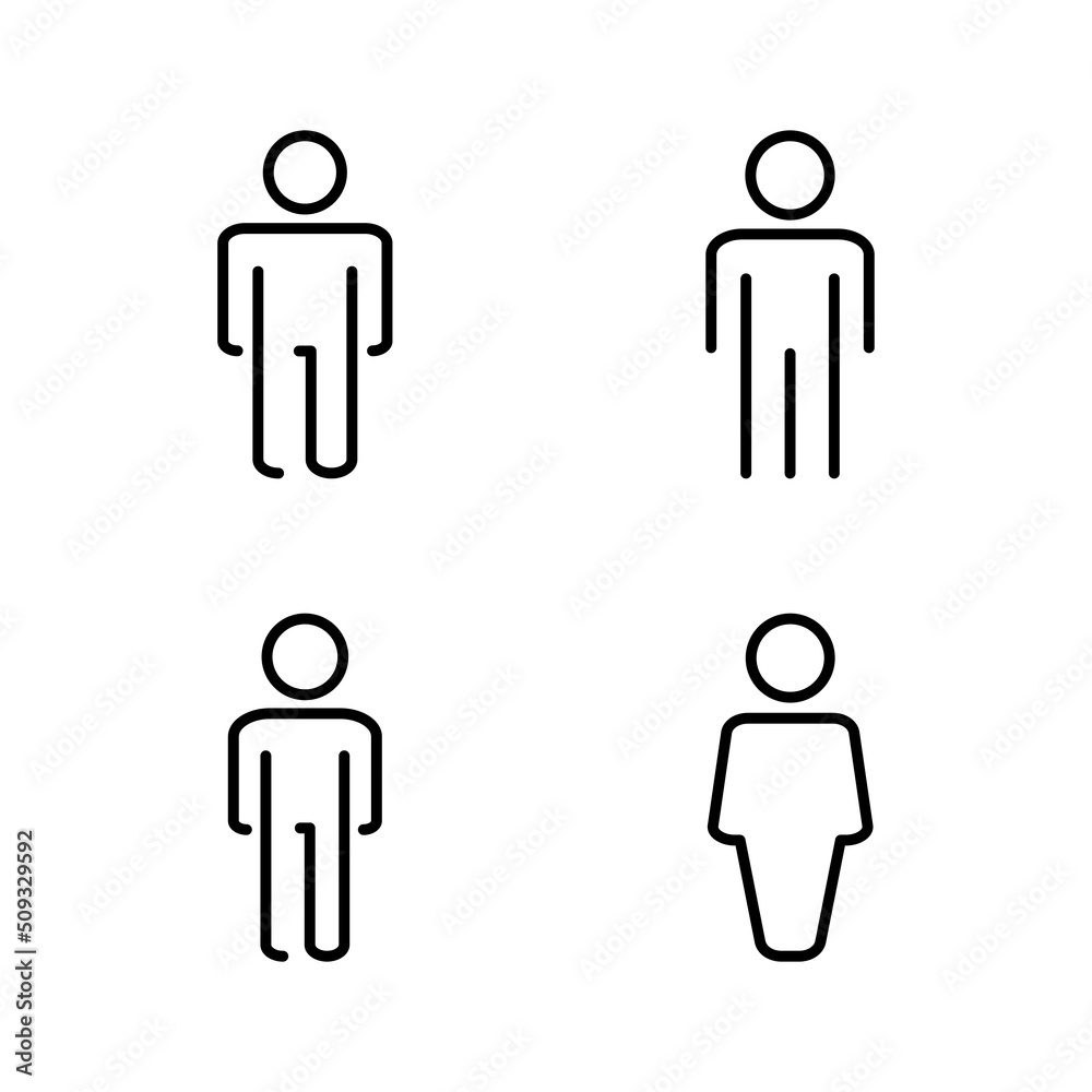Man icon vector. male sign and symbol. human symbol Man icon vector. male sign and symbol. human symbol
