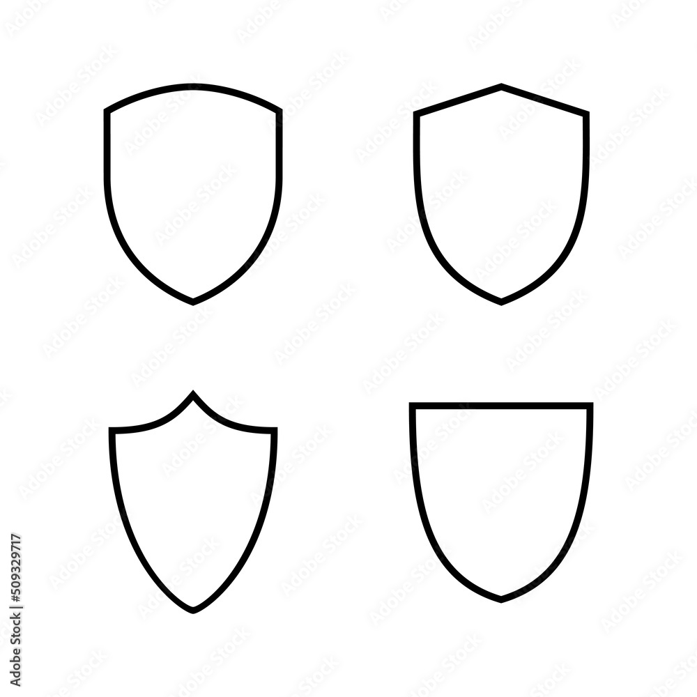 Shield icon vector. Protection icon. Security sign and symbol Shield icon vector. Protection icon. Security sign and symbol