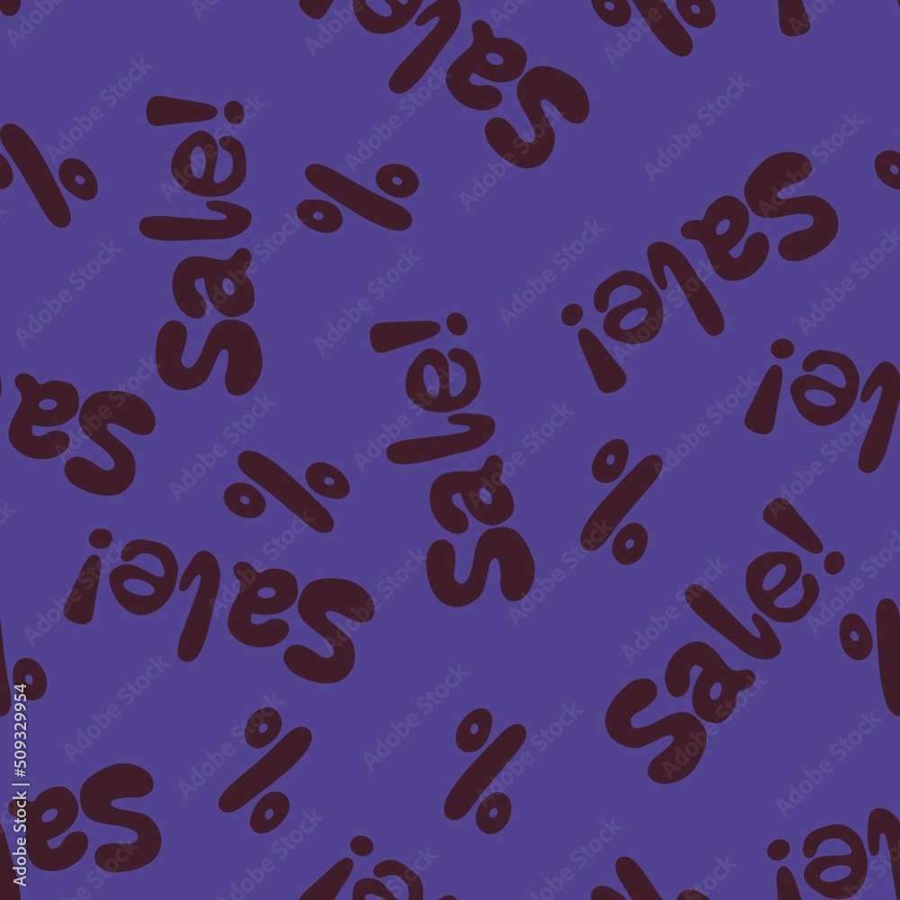 Sale seamless pattern for packaging and wrapping paper and hobbies and shops and cards Sale seamless pattern for packaging and wrapping paper and hobbies and shops and cards