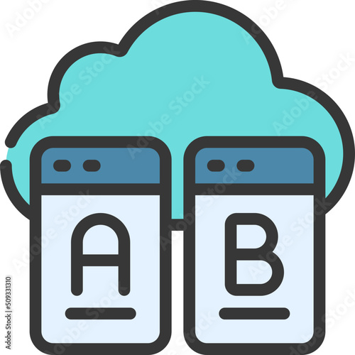 Cloud Testing Icon