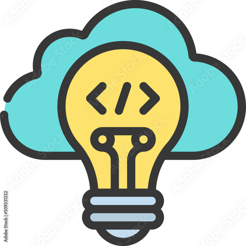 Cloud Ideas Icon
