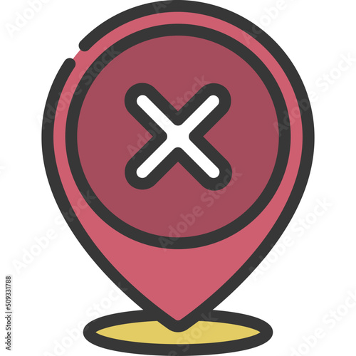 Free Download Location Error Icon - GFXLoad