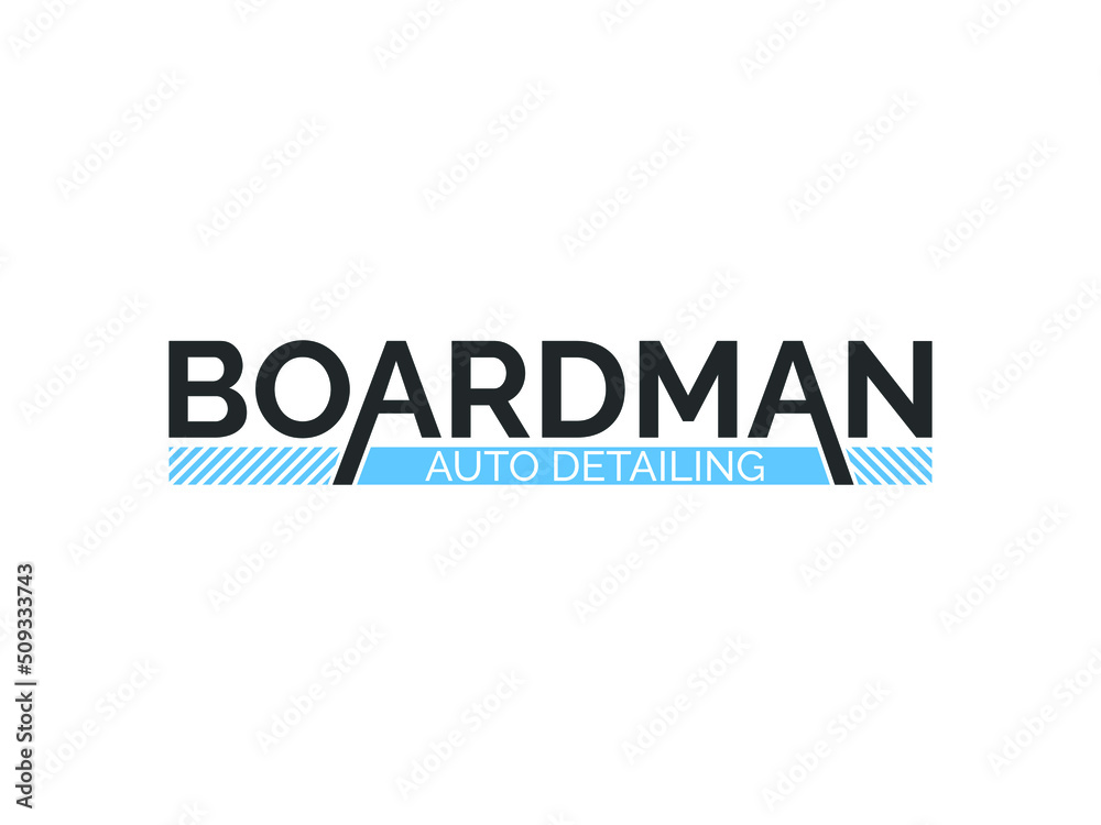 Boardman Auto detailing create logo design.eps